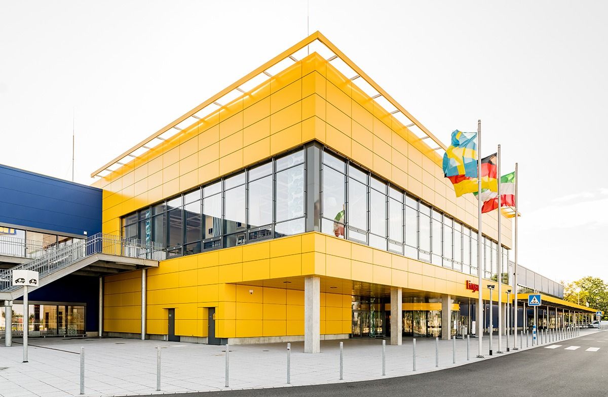 Alucobond - Neubau IKEA Einrichtungshaus Wuppertal