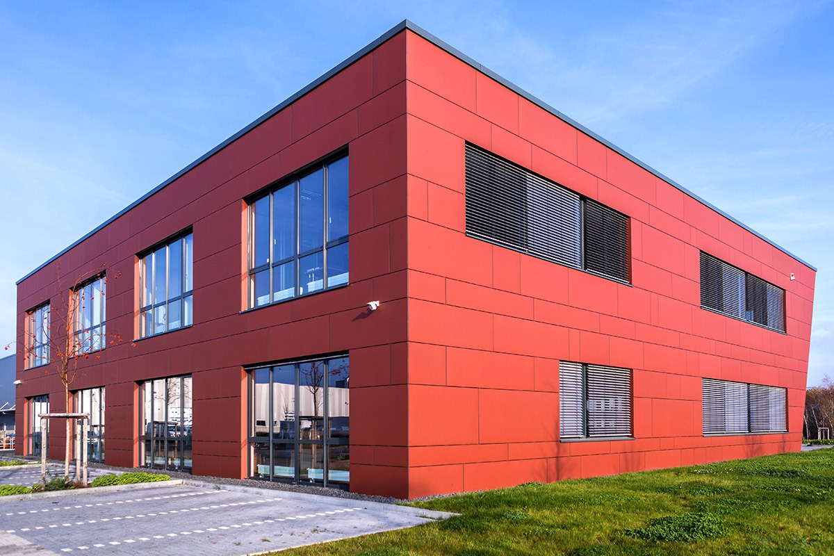 Eternit Natura - Errichtung eines Lager- u. Bürogebäudes