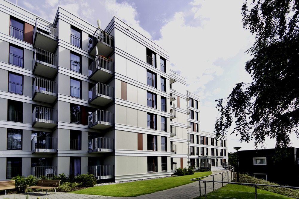 Eternit: Altenheim im Diakoniezentrum Ronsdorf