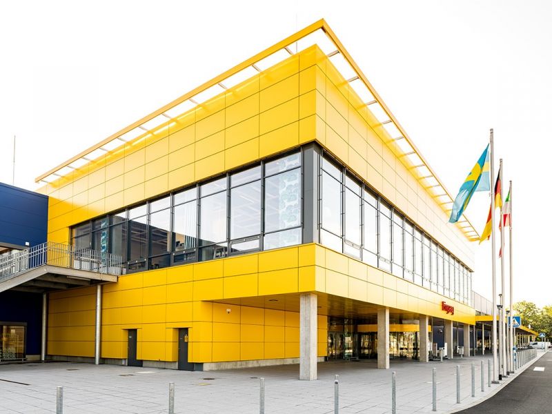 Weitere Ansicht der Fassade