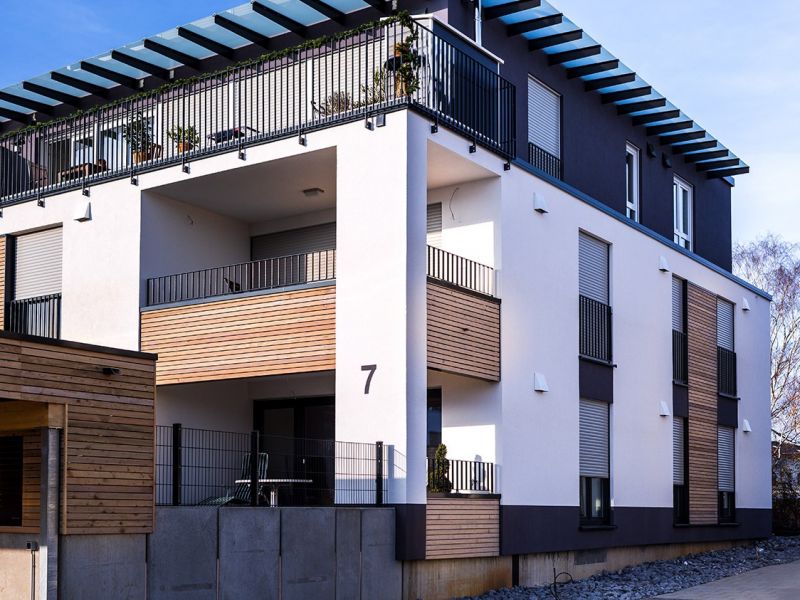 Weitere Ansicht der Fassade