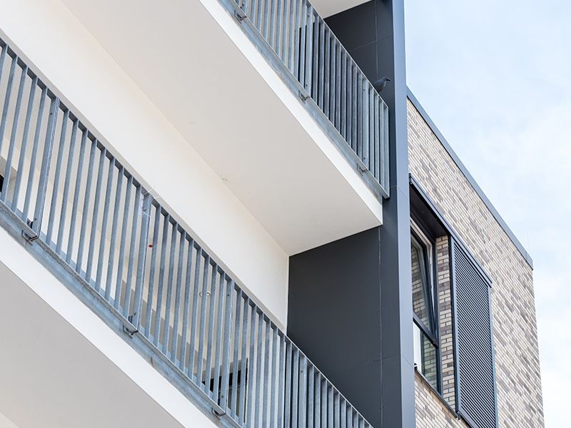Weitere Ansicht der Fassade