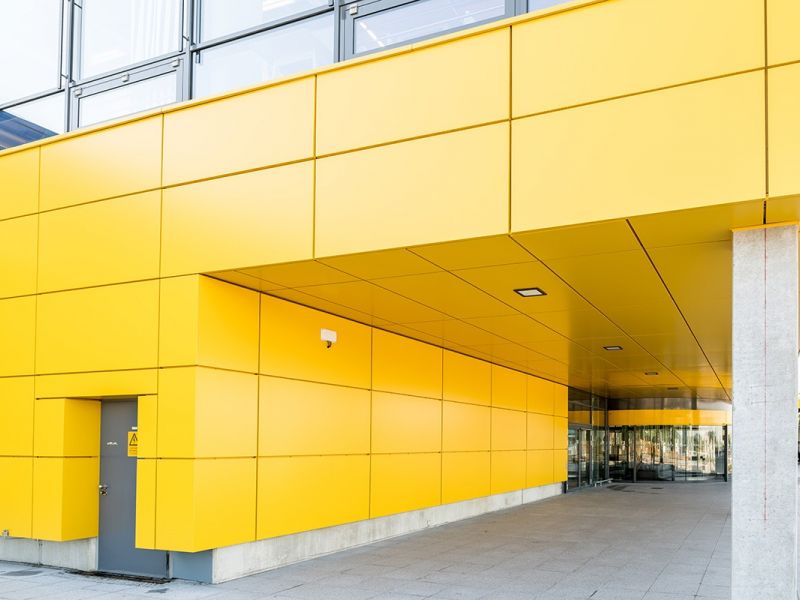 Weitere Ansicht der Fassade
