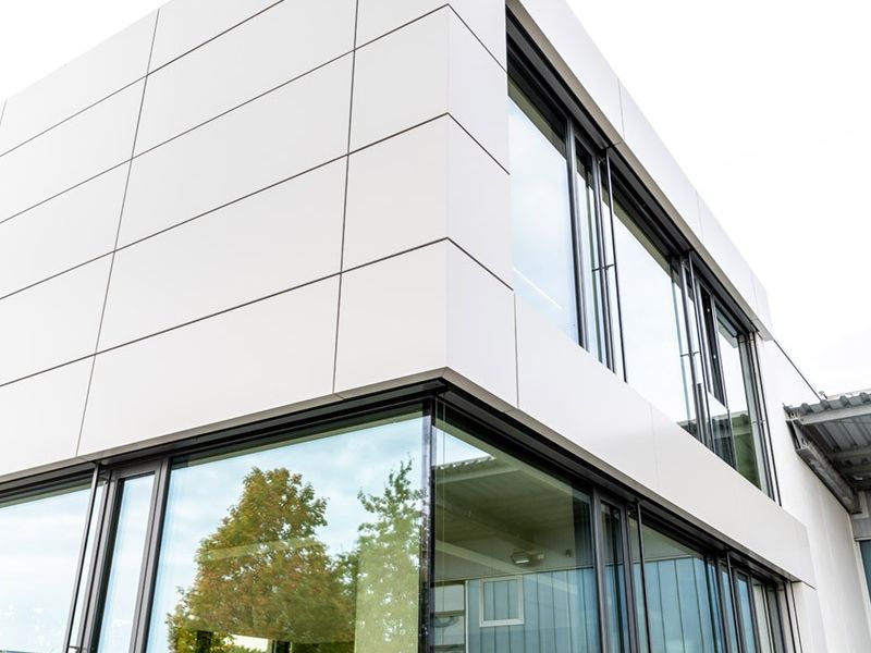 Weitere Ansicht der Fassade