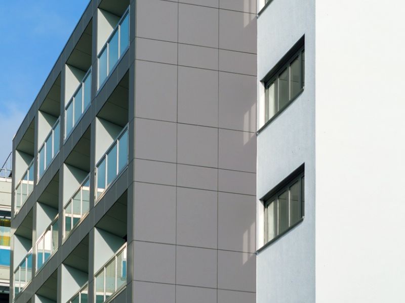 Weitere Ansicht der Fassade