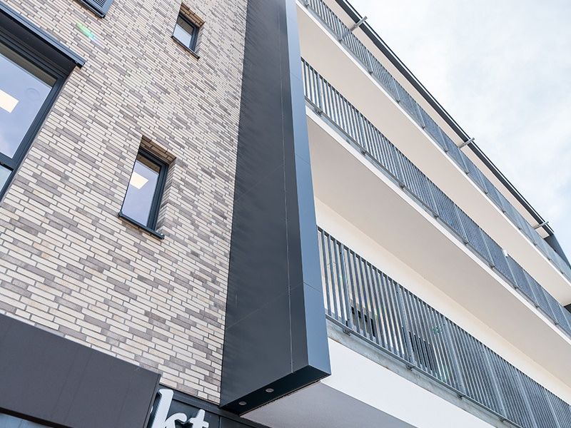 Weitere Ansicht der Fassade