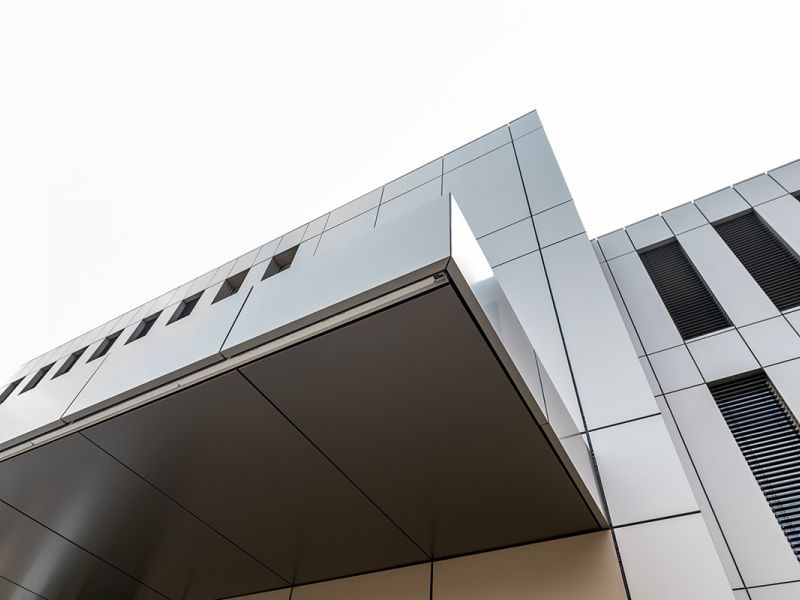 Weitere Ansicht der Fassade