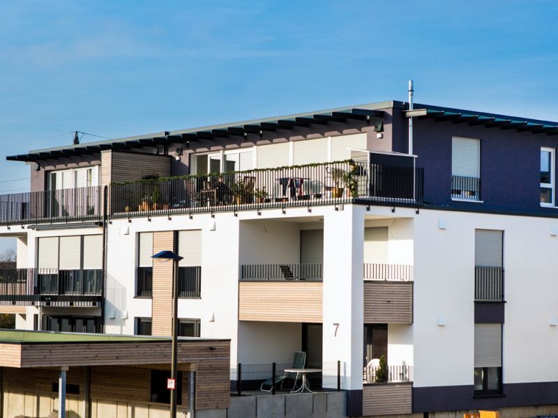 Weitere Ansicht der Fassade
