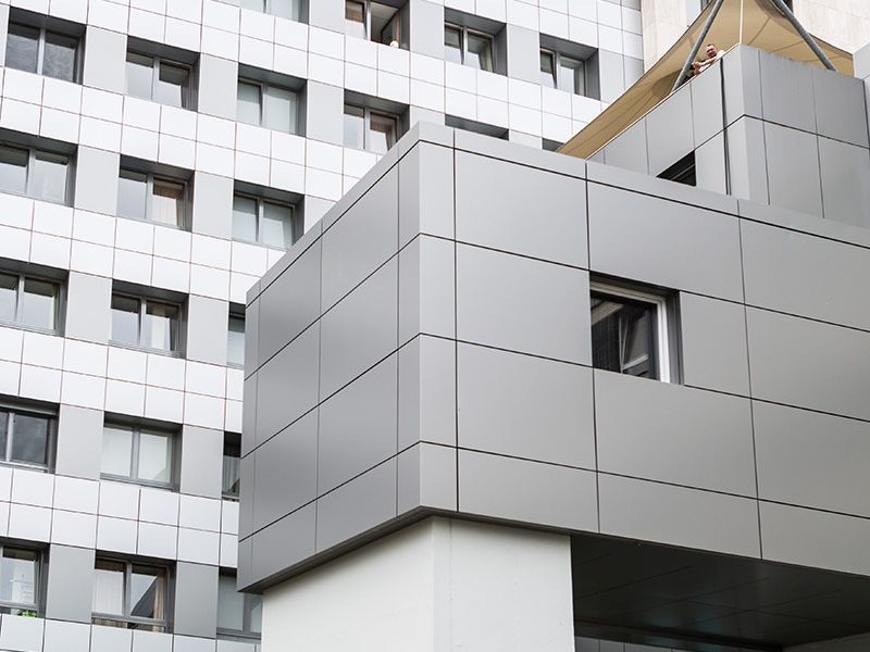 Weitere Ansicht der Fassade