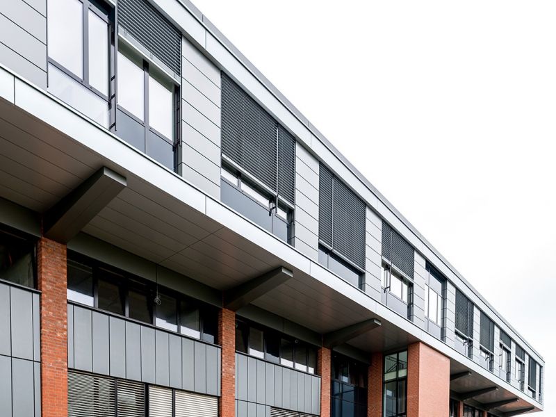 Weitere Ansicht der Fassade