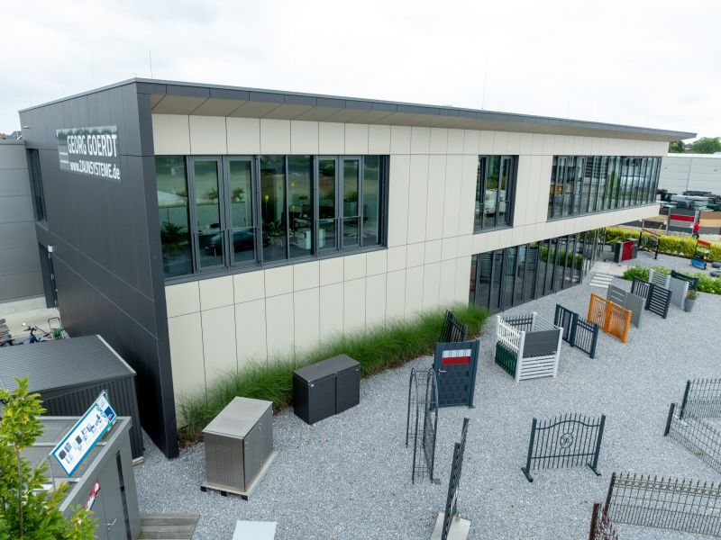 Weitere Ansicht der Fassade