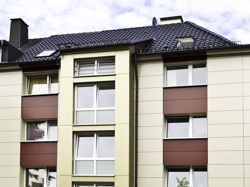 Weitere Ansicht der Fassade