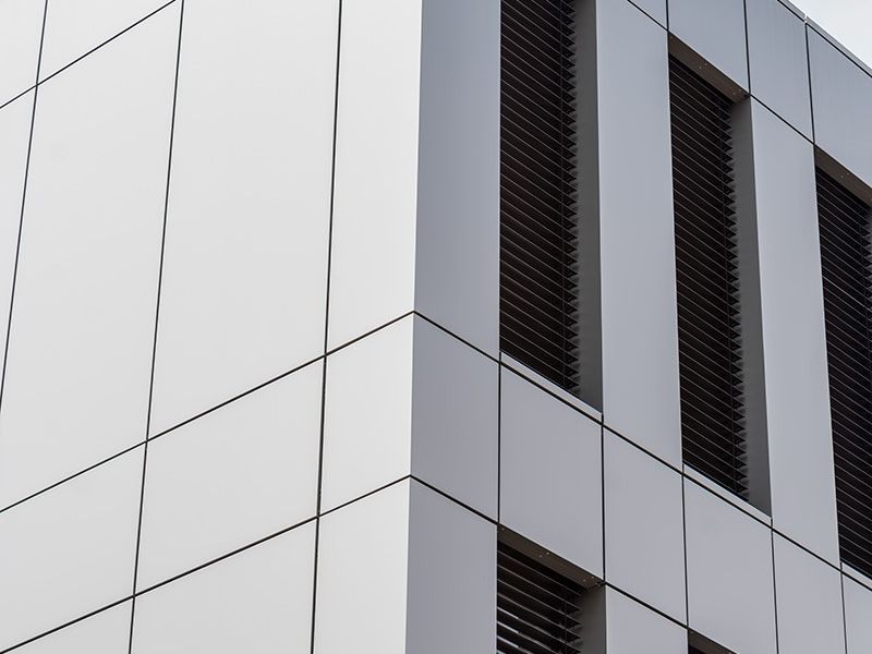 Weitere Ansicht der Fassade