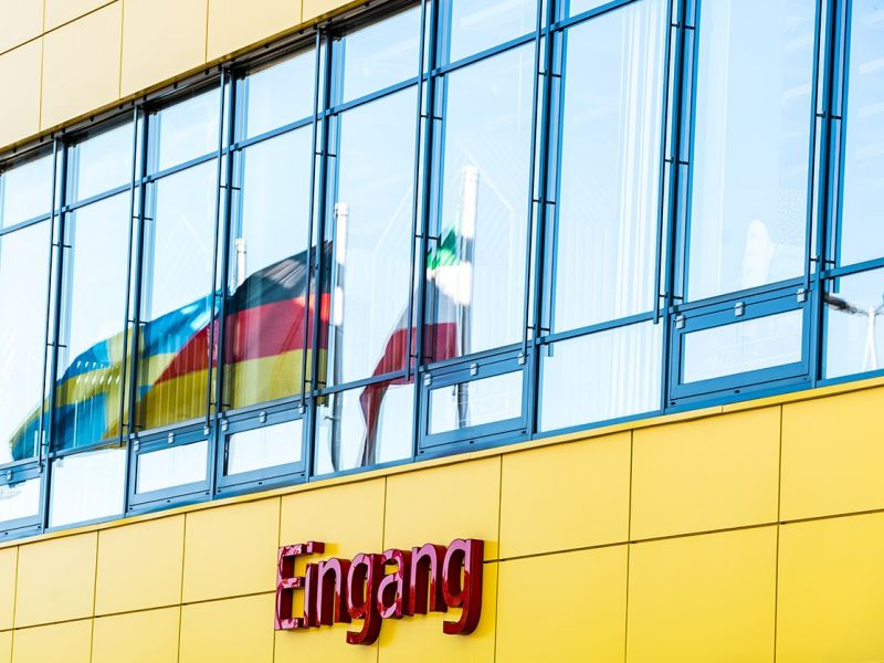 Weitere Ansicht der Fassade