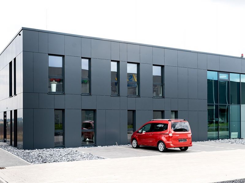 Weitere Ansicht der Fassade
