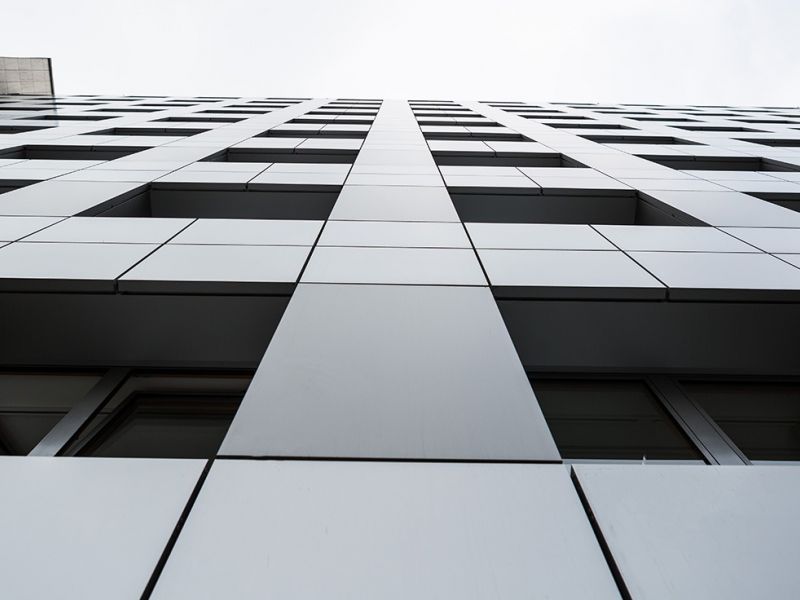 Weitere Ansicht der Fassade