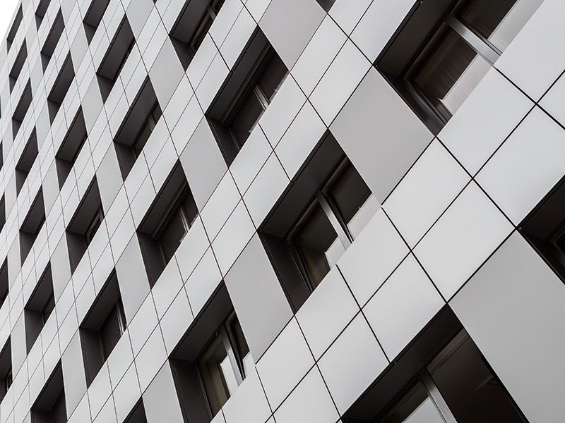 Weitere Ansicht der Fassade