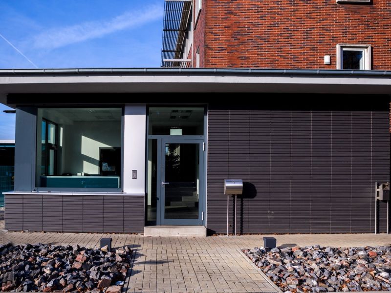 Weitere Ansicht der Fassade