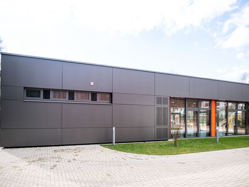 Weitere Ansicht der Fassade