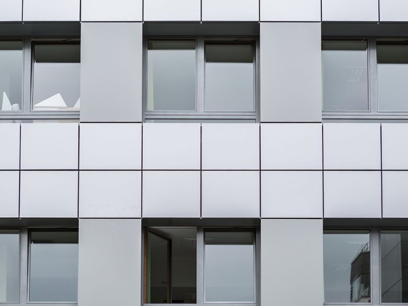 Weitere Ansicht der Fassade