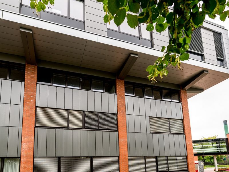 Weitere Ansicht der Fassade