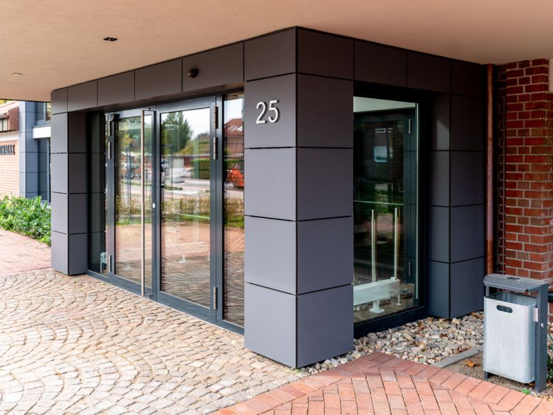 Weitere Ansicht der Fassade