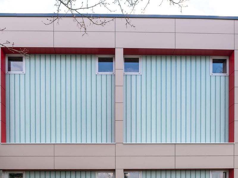 Weitere Ansicht der Fassade