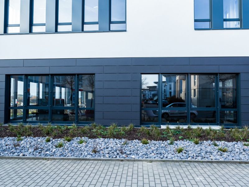 Weitere Ansicht der Fassade