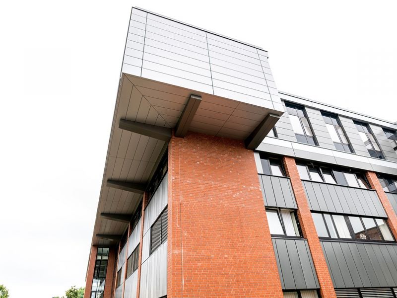 Weitere Ansicht der Fassade