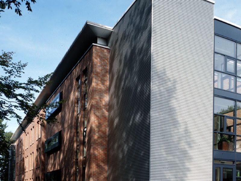 Weitere Ansicht der Fassade