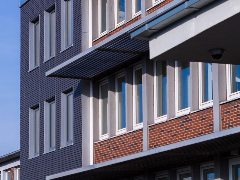 Weitere Ansicht der Fassade