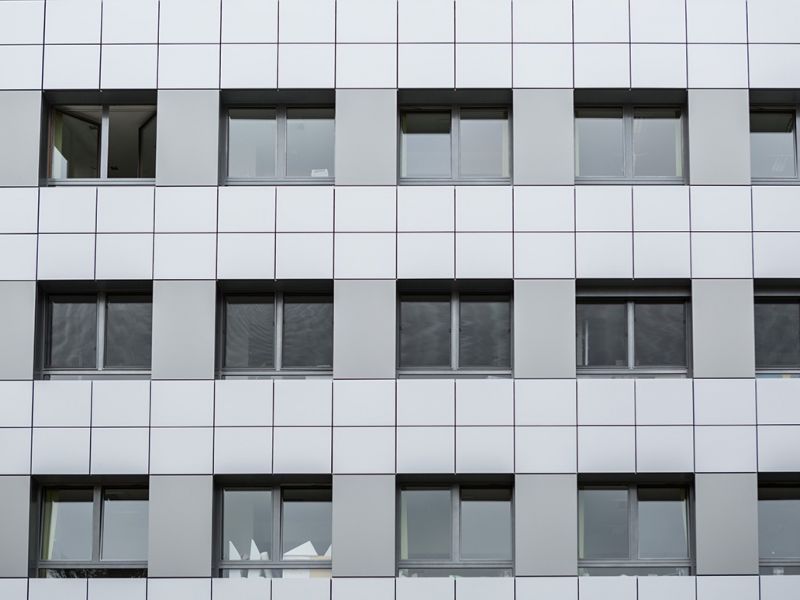 Weitere Ansicht der Fassade
