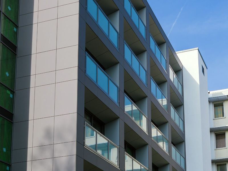 Weitere Ansicht der Fassade