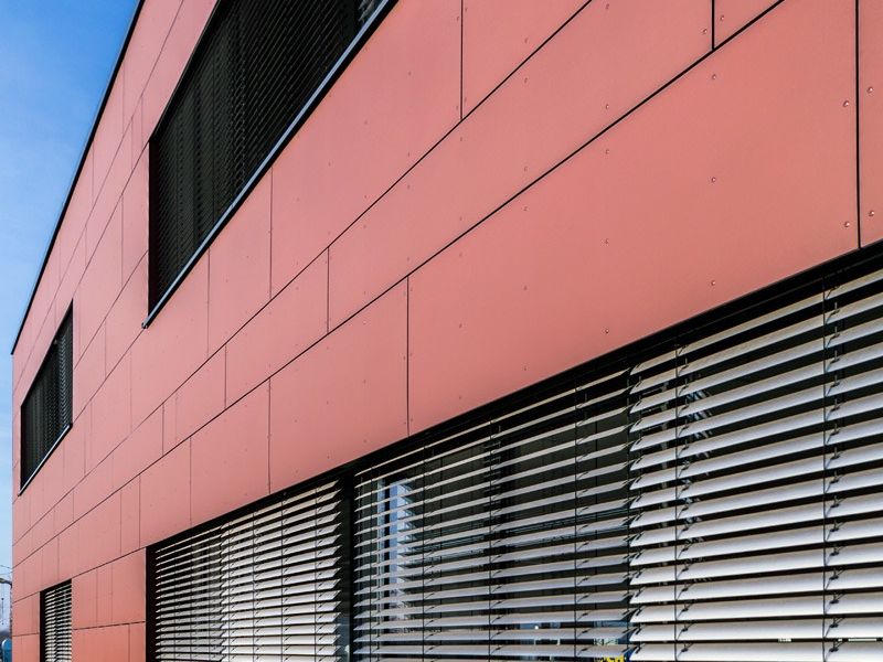 Weitere Ansicht der Fassade