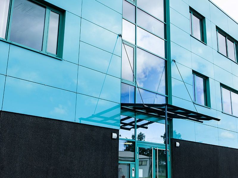 Weitere Ansicht der Fassade
