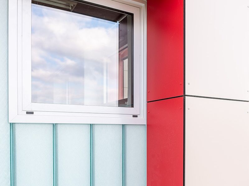 Weitere Ansicht der Fassade