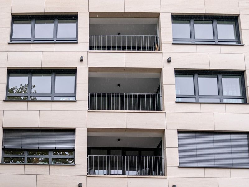Weitere Ansicht der Fassade