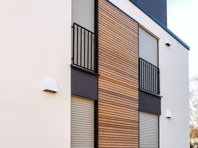 Weitere Ansicht der Fassade