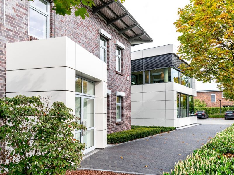 Weitere Ansicht der Fassade
