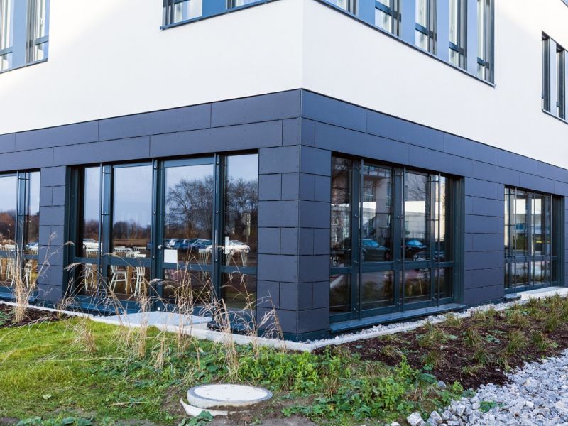 Weitere Ansicht der Fassade