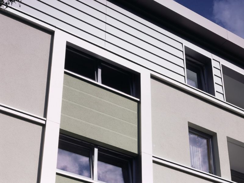 Weitere Ansicht der Fassade