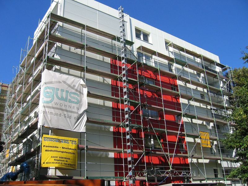 Weitere Ansicht der Fassade