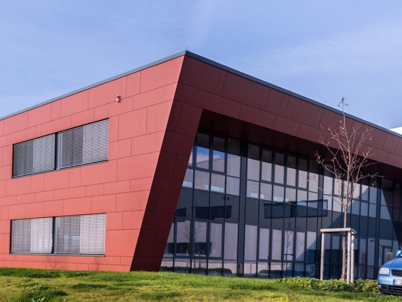 Weitere Ansicht der Fassade