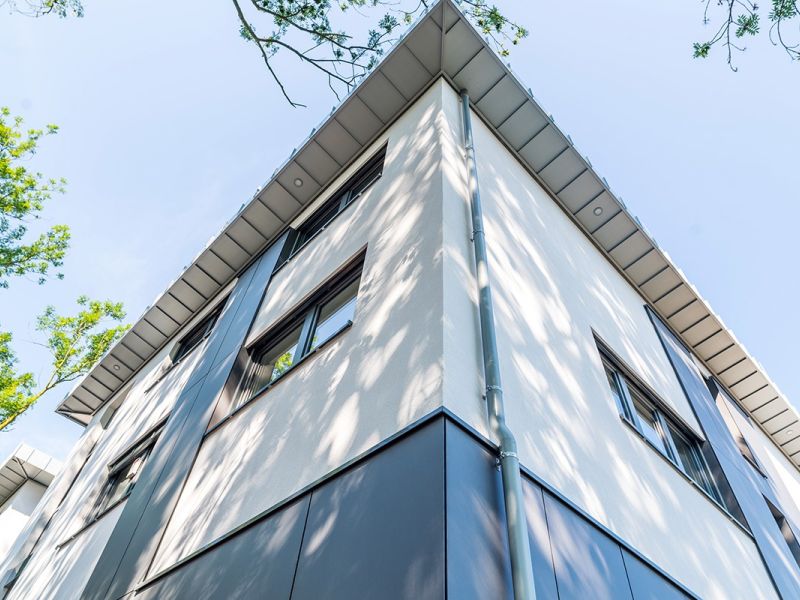 Weitere Ansicht der Fassade