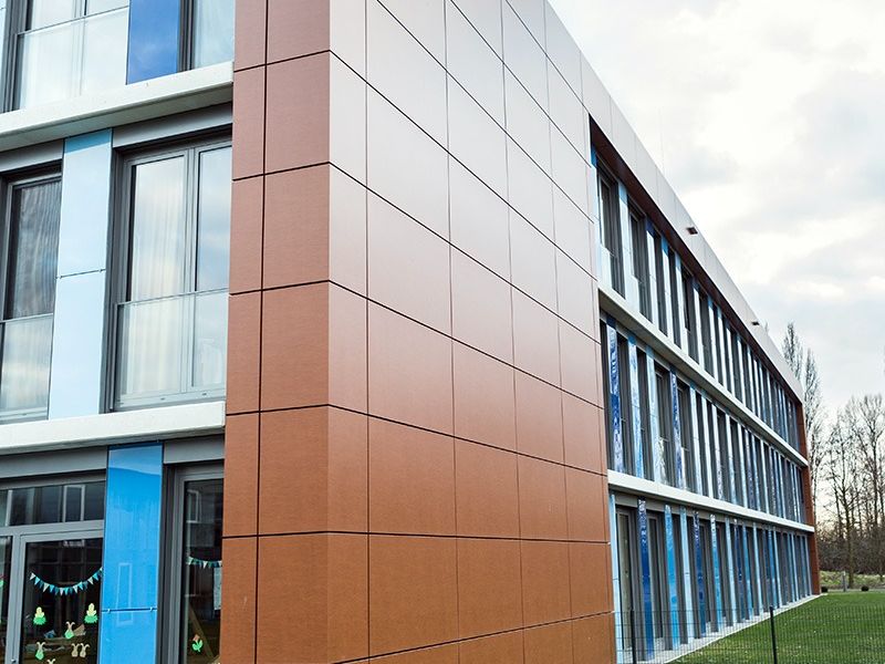 Weitere Ansicht der Fassade