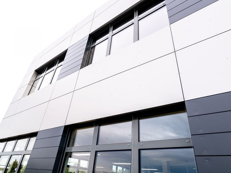 Weitere Ansicht der Fassade
