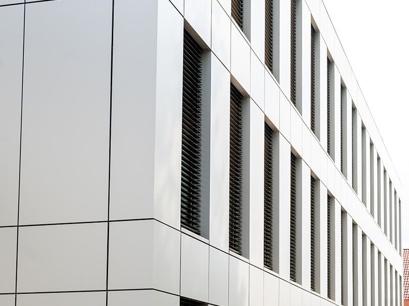 Weitere Ansicht der Fassade