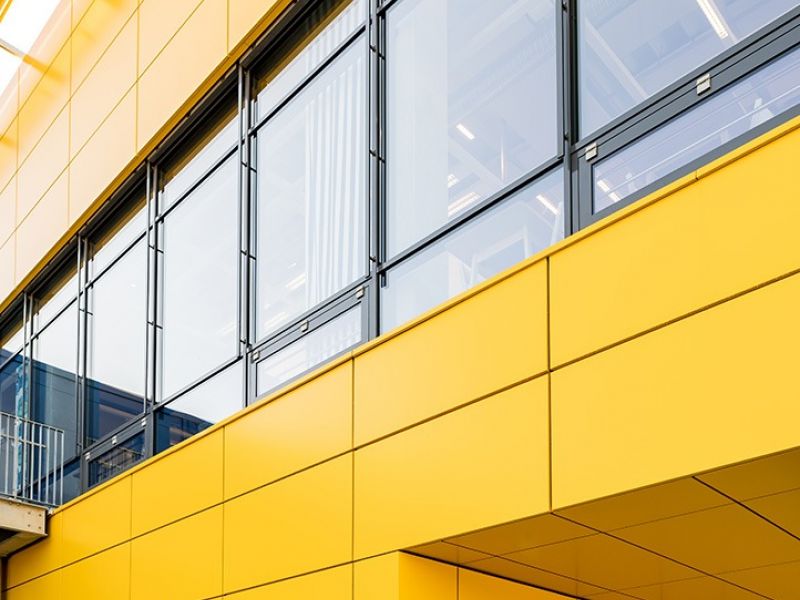 Weitere Ansicht der Fassade