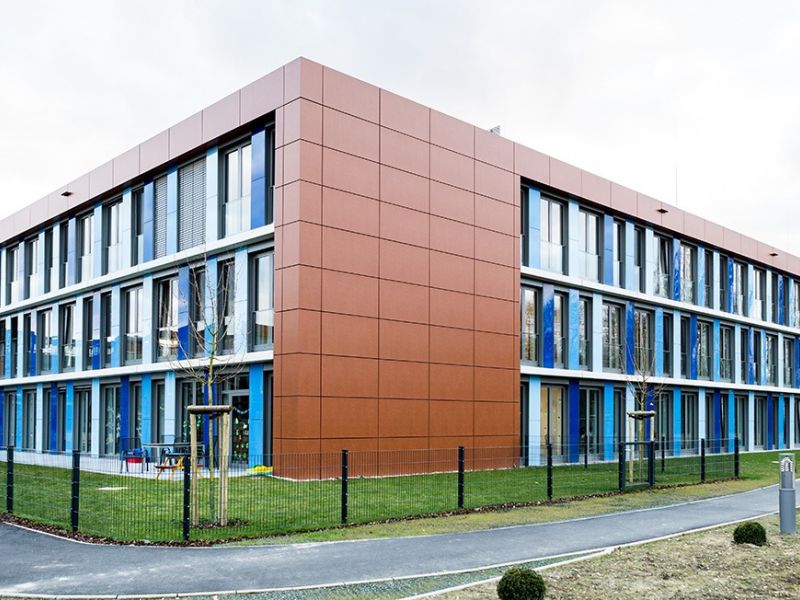 Weitere Ansicht der Fassade