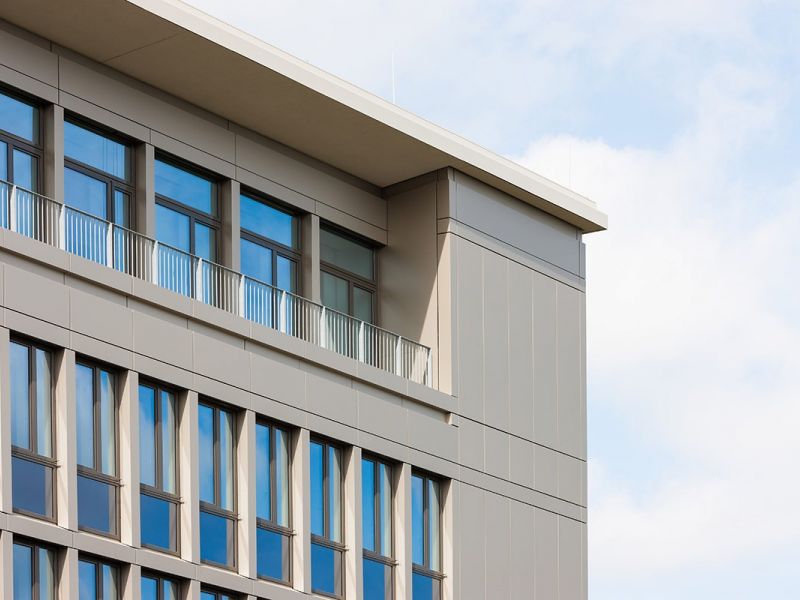 Weitere Ansicht der Fassade